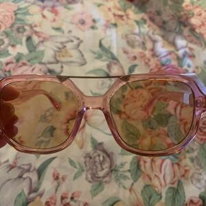NWT. Punk Transparent Oversized Women's Sunglasses